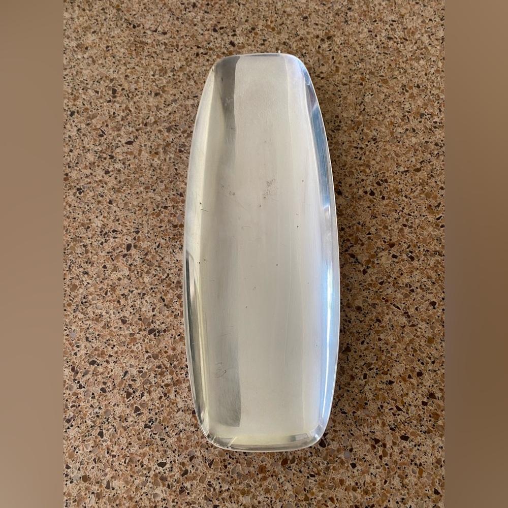 Vintage  Wallace silverplate Oblong Bread Tray Mase in USA